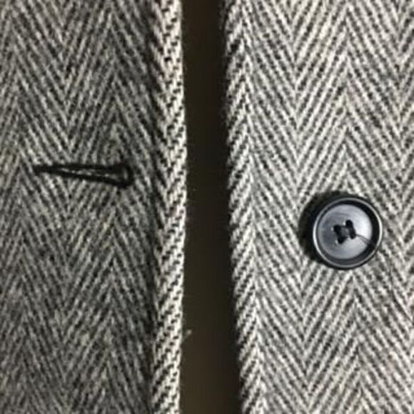 Herman Kay VTG Wool Gray Coat/Jacket Size 10P - Picture 8 of 12